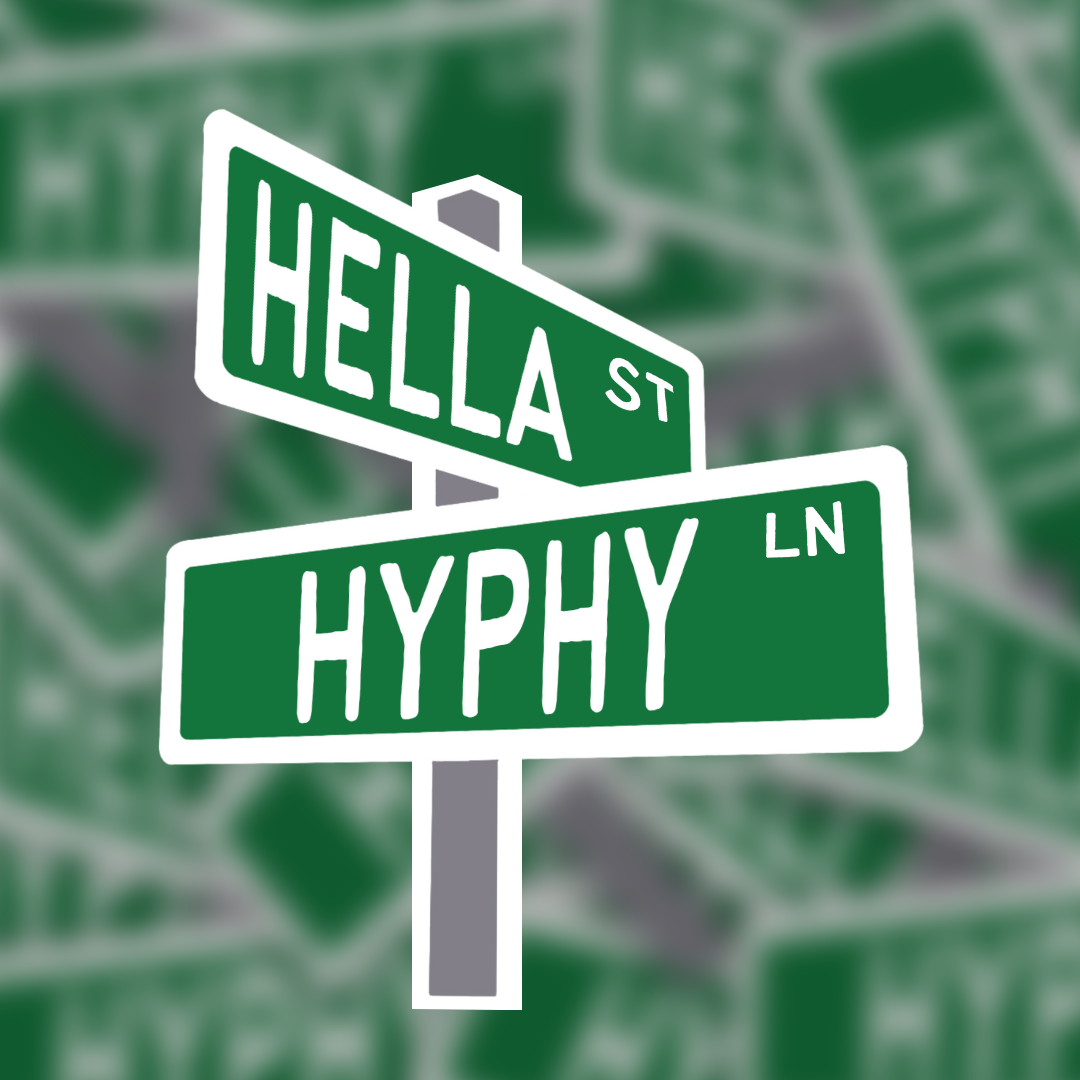Hyphy Lane Sticker