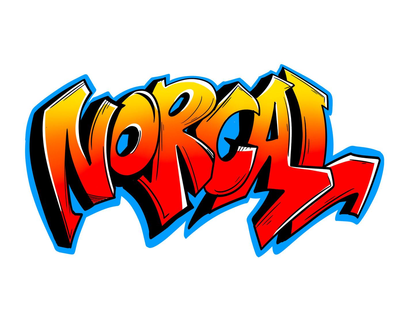 NORCAL Graffiti Sticker