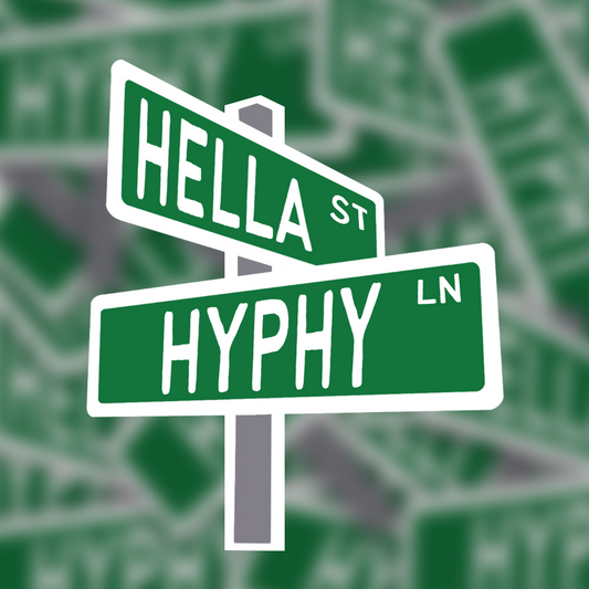 Hyphy Lane Sticker
