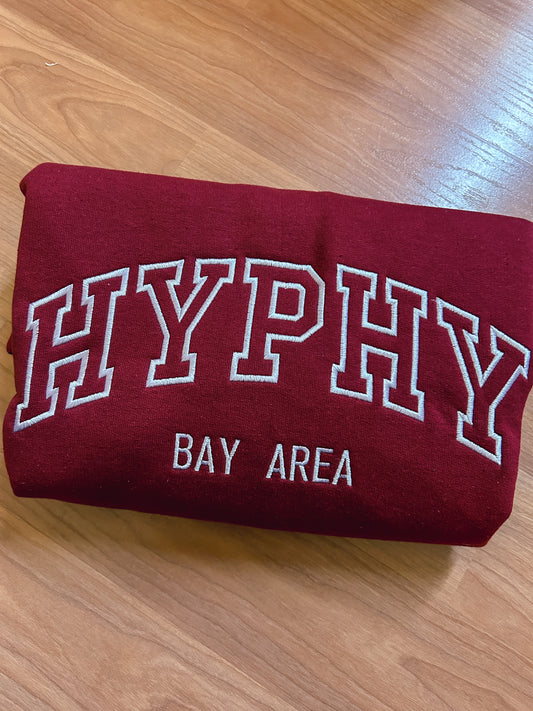 Hyphy Collegiate Embroidered Sweater