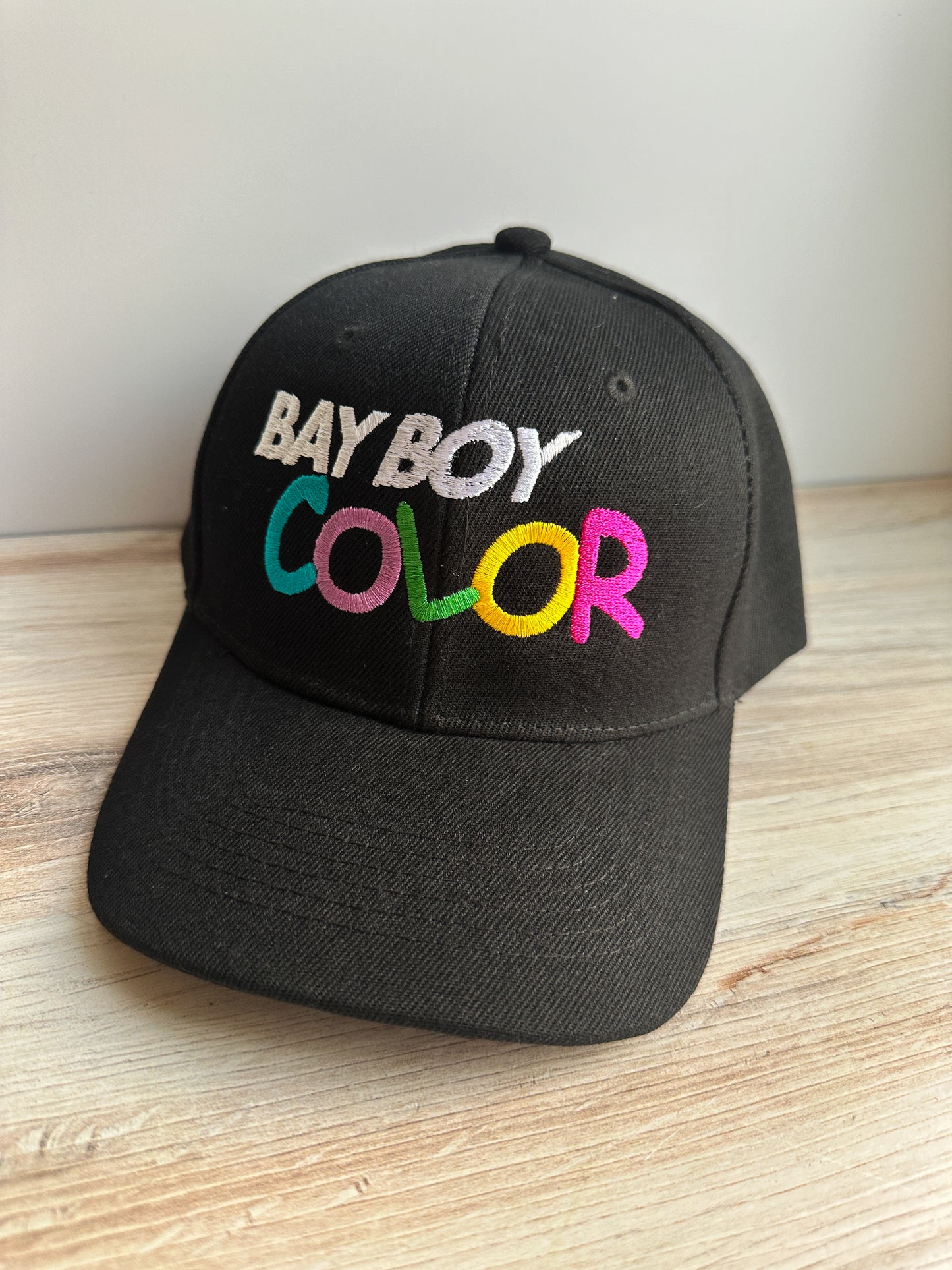 Bay Boy Color Embroidered Hat