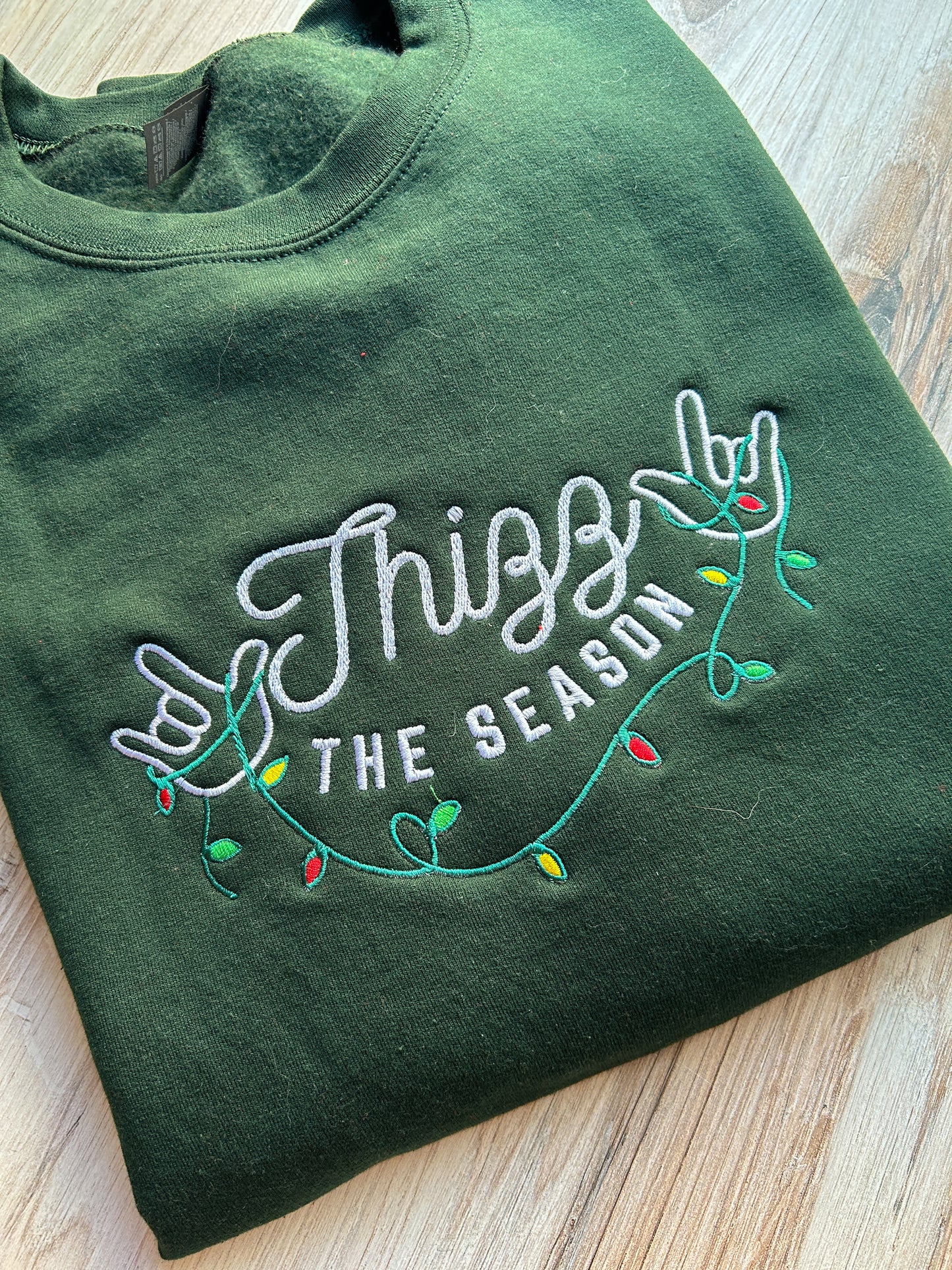 Thizz the Season Embroidered Sweater