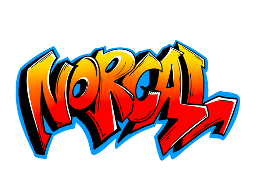 NORCAL Graffiti Sticker